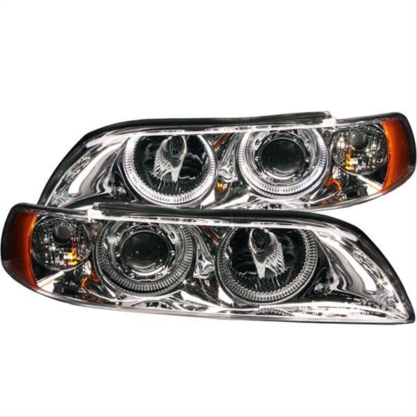 Anzo Headlights 121018 Headlights, Projector with Halo, Clear Lens, Chrome Housing, BMW, Pair thumbnail 3