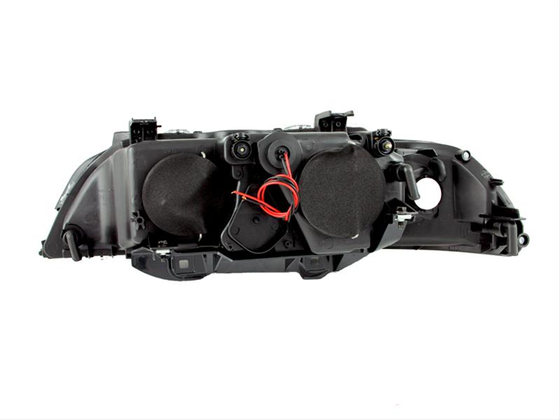 Anzo Headlights 121018 Headlights, Projector with Halo, Clear Lens, Chrome Housing, BMW, Pair thumbnail 2