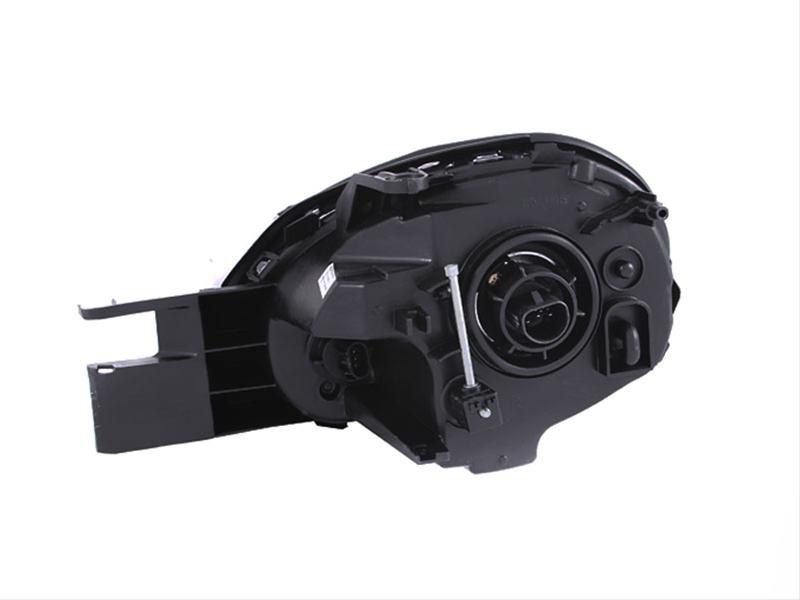 ANZO 2003-2005 Dodge Neon Crystal Headlights Black thumbnail 2