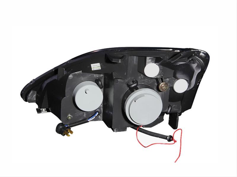 ANZO 2002-2004 Honda Civic Projector Headlights w/ Halo Black thumbnail 2