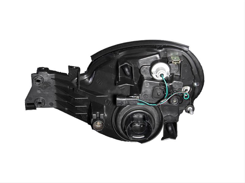 ANZO 2002-2003 Subaru Impreza Crystal Headlights Black