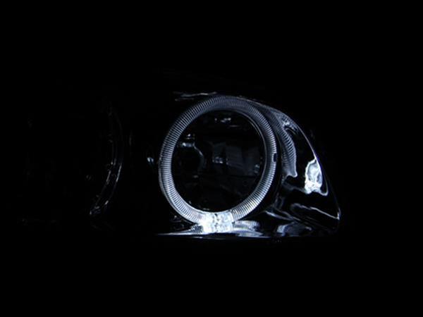 ANZO 2000-2001 Toyota Camry Crystal Headlights w/ Halo Black thumbnail 3