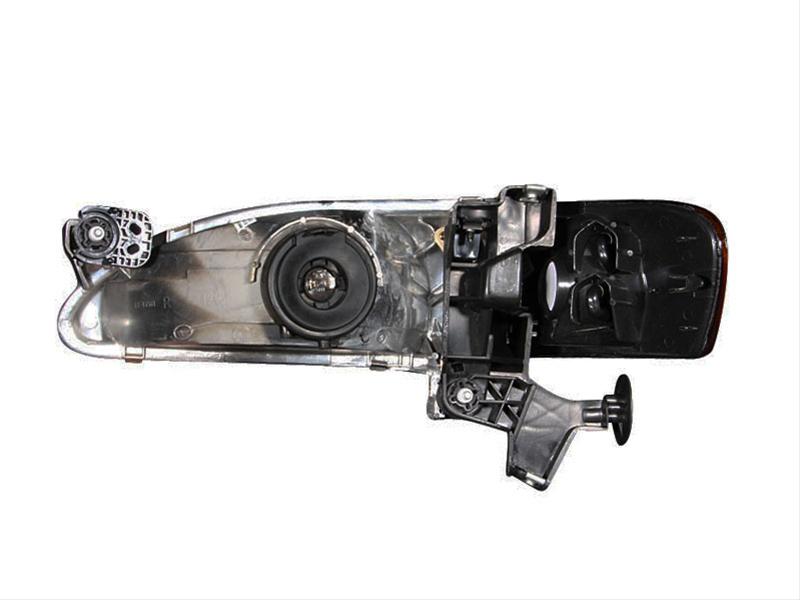 ANZO 1998-2000 Toyota Corolla Crystal Headlights Black thumbnail 2