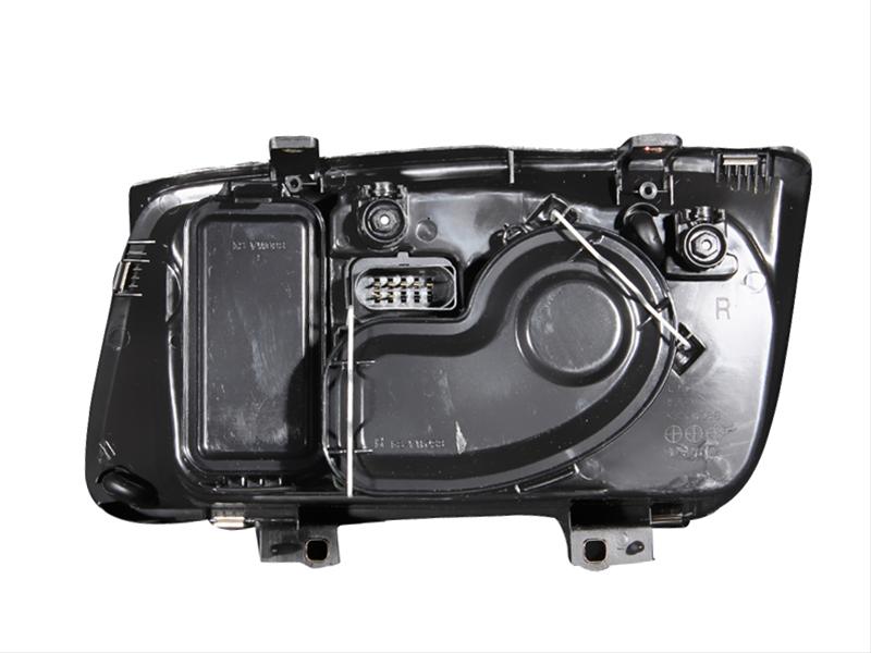 ANZO 1999-2005 Volkswagen Jetta Crystal Headlights Black w/o Bulbs thumbnail 2