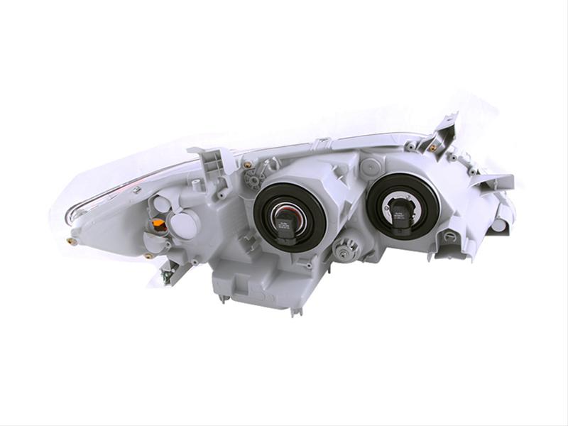 ANZO 2007-2009 Toyota Camry Projector Headlights w/ Halo Black thumbnail 3