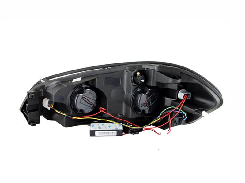 Anzo Headlights 121236 Headlights, Projector with Halo, Clear Lens, Black Housing, Chevy, Pair thumbnail 2