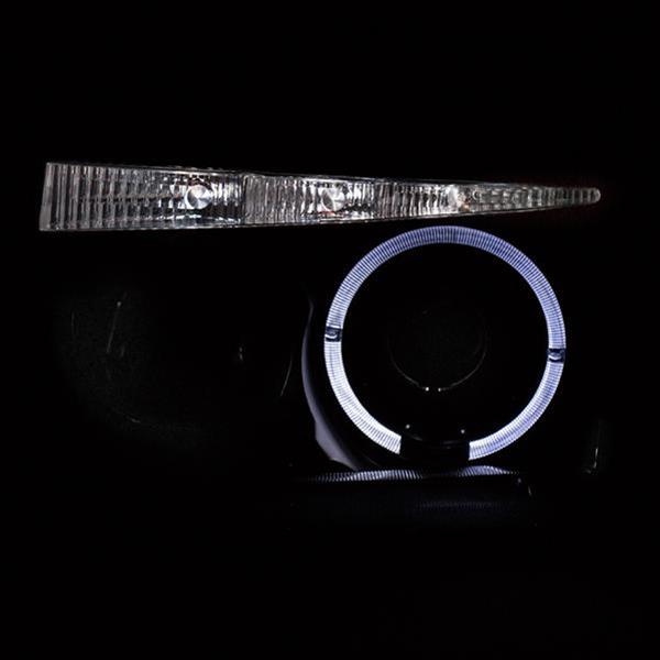 ANZO 2004-2007 Scion Xb Projector Headlights w/ Halo Black G2 thumbnail 3