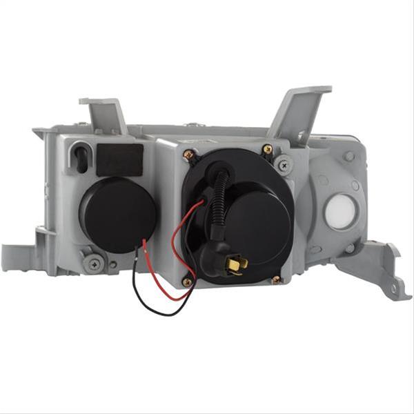 ANZO 2004-2007 Scion Xb Projector Headlights w/ Halo Black G2 thumbnail 2