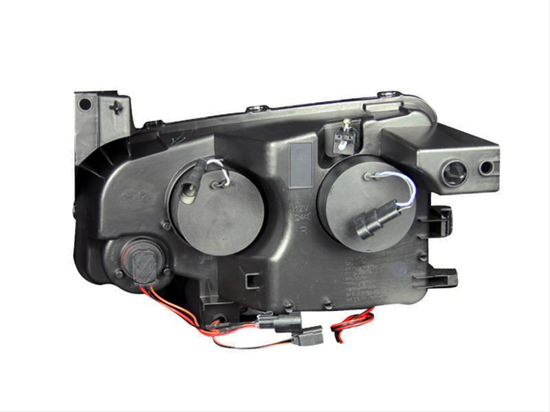 ANZO 2006-2010 Dodge Charger Projector Headlights w/ Halo Chrome thumbnail 2