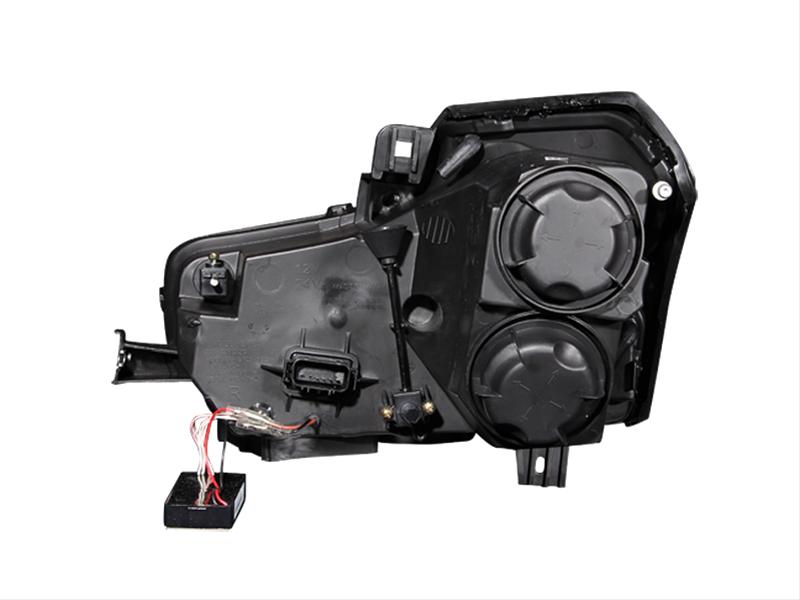 ANZO 2003-2007 Cadillac CTS Projector Headlights w/ Halo Black (CCFL)