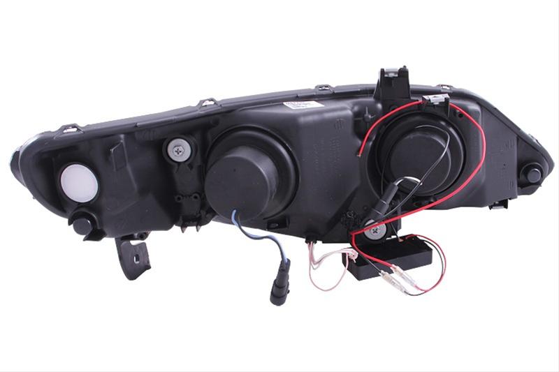 ANZO 2006-2011 Honda Civic Projector Headlights w/ Halo Black (CCFL) thumbnail 3