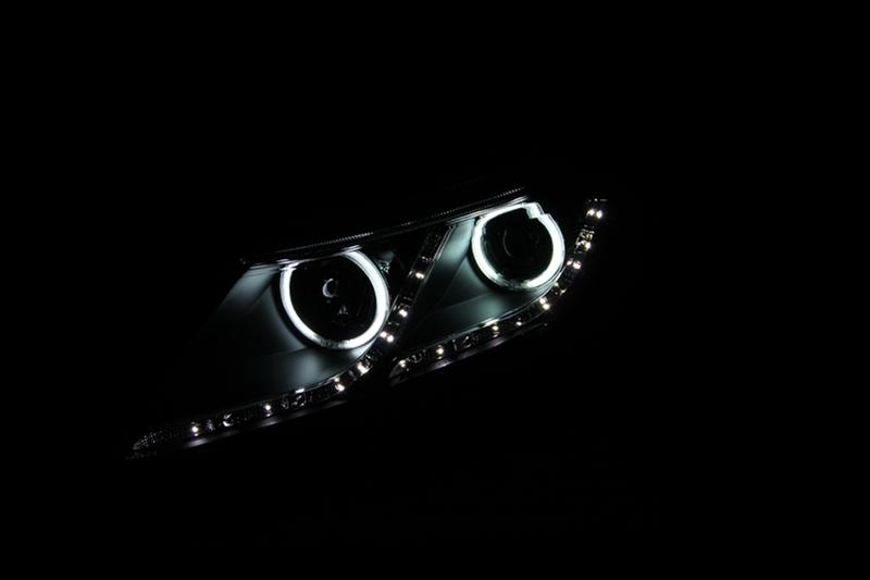 ANZO 2011-2013 Kia Optima Projector Headlights w/ Halo Black (CCFL) thumbnail 2