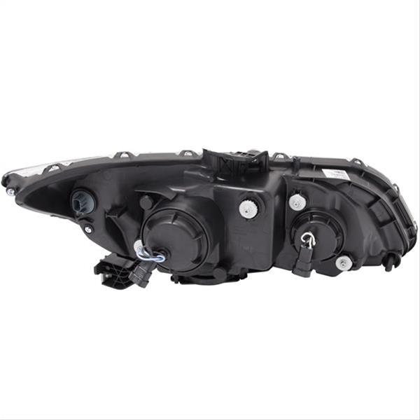 ANZO 2012-2015 Honda Civic Projector Headlights w/ U-Bar Black thumbnail 2