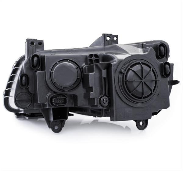 ANZO 2011-2014 Chrysler 300 Projector Headlights w/ Plank Style Design Chrome thumbnail 2