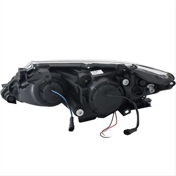 ANZO 2012-2013 Toyota Camry Projector Headlights w/ Halo Black thumbnail 2