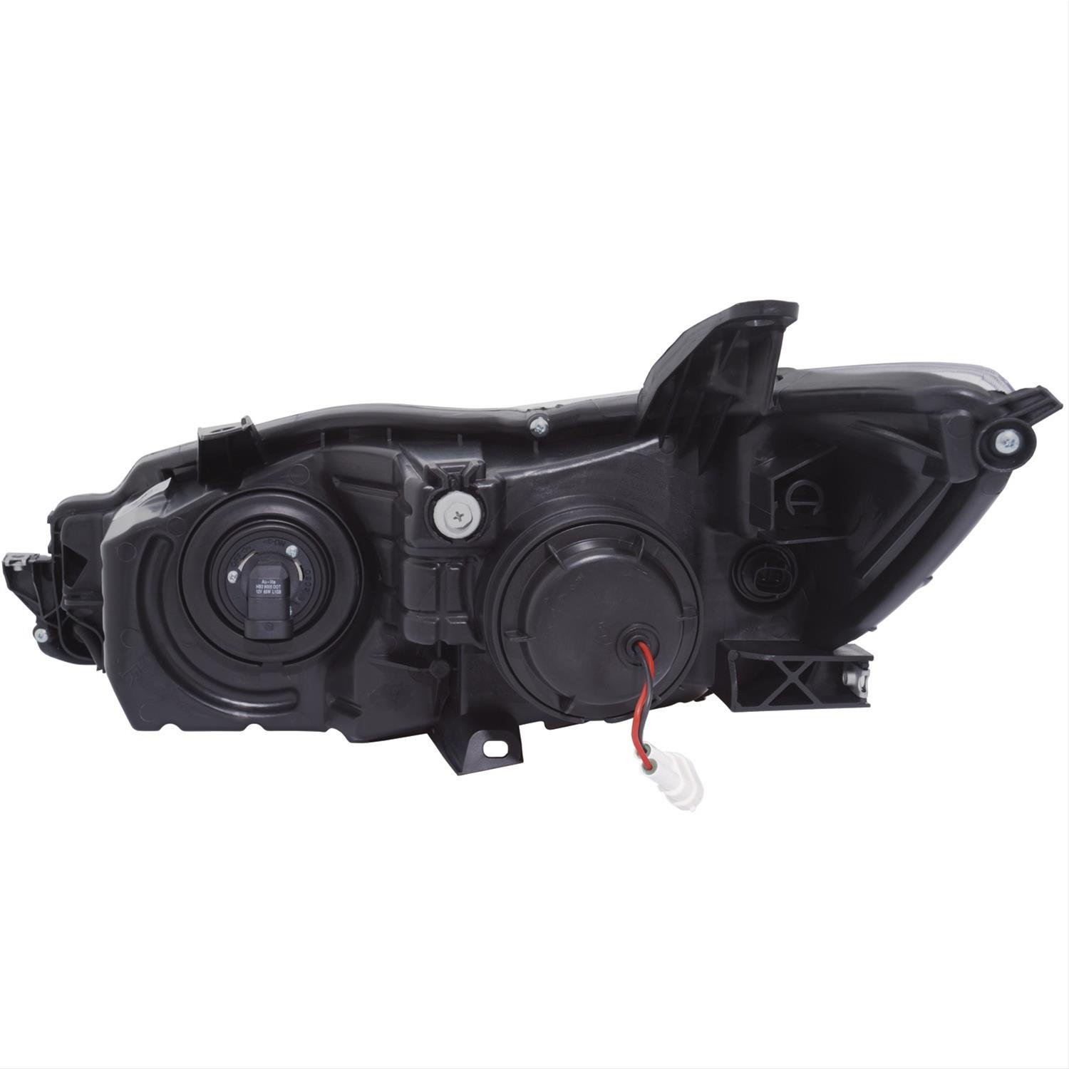 ANZO Projector Headlights With Plank Style Design Black w/Amber 15-16 Toyota Camry (4DR) thumbnail 2