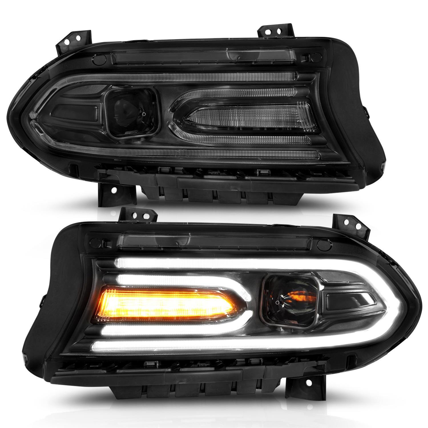 Anzo USA - Headlight Assemblies for 2015-2023 CHARGER 121559 Set, Projector thumbnail 3