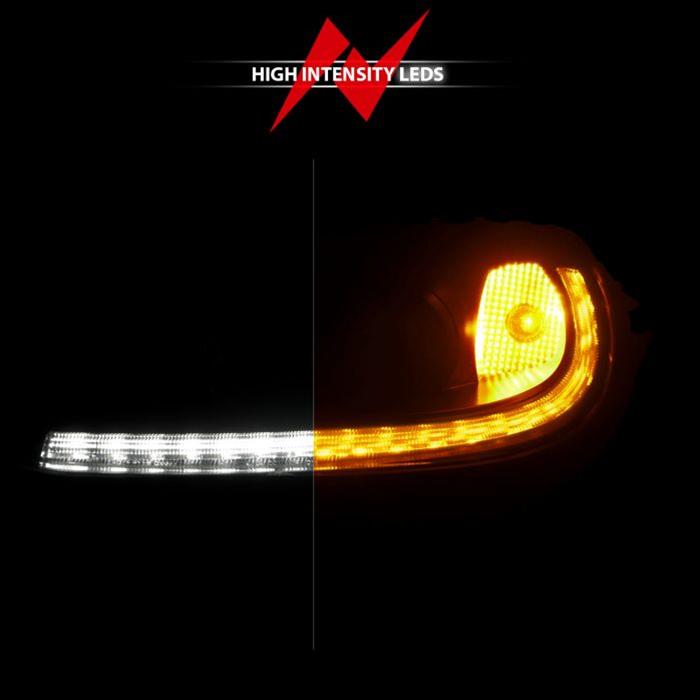 Anzo USA 121571 Anzo Projector Plank Style Switchback Headlights