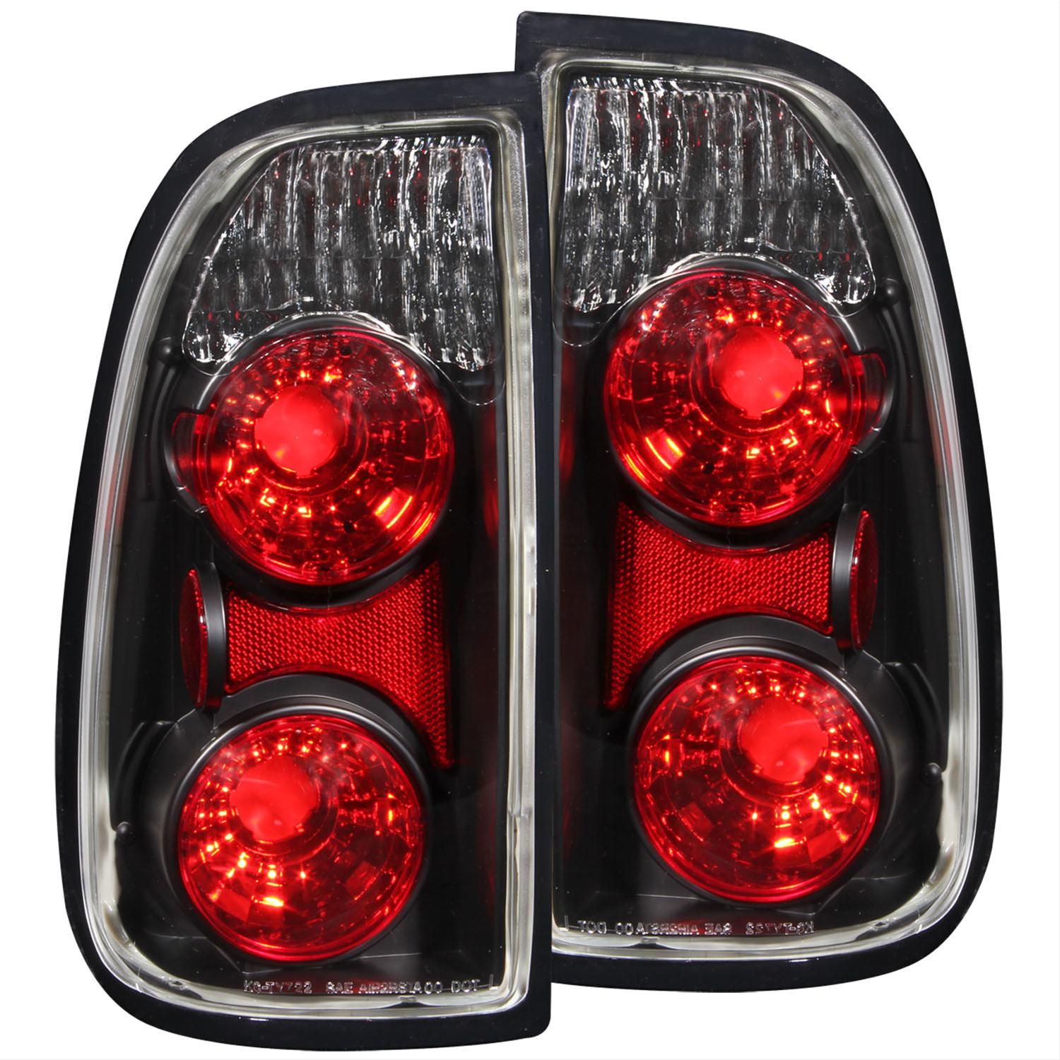 ANZO 2000-2006 Toyota Tundra Taillights Black (Regular & Access Cab Models Only)