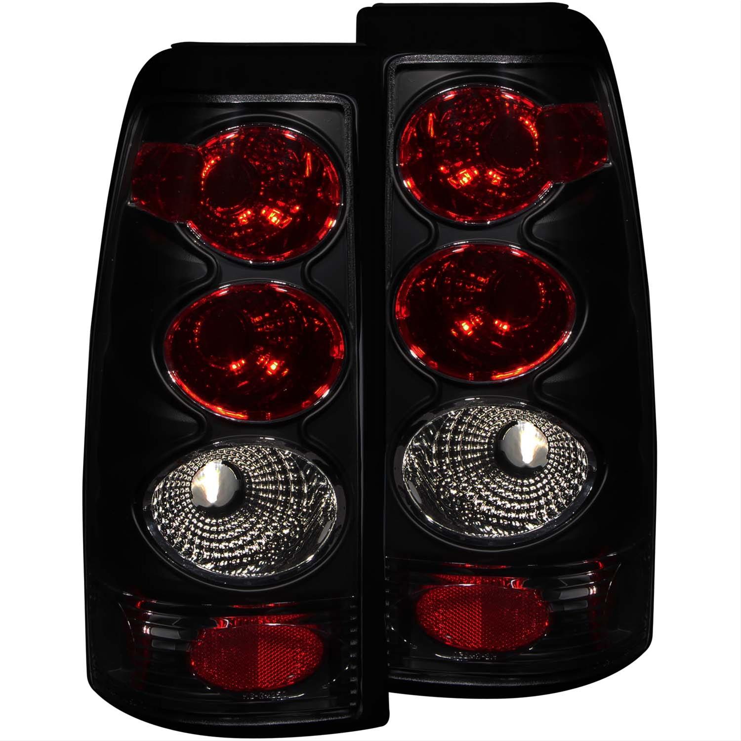 ANZO 1999-2002 Chevrolet Silverado 1500 Taillights Dark Smoke