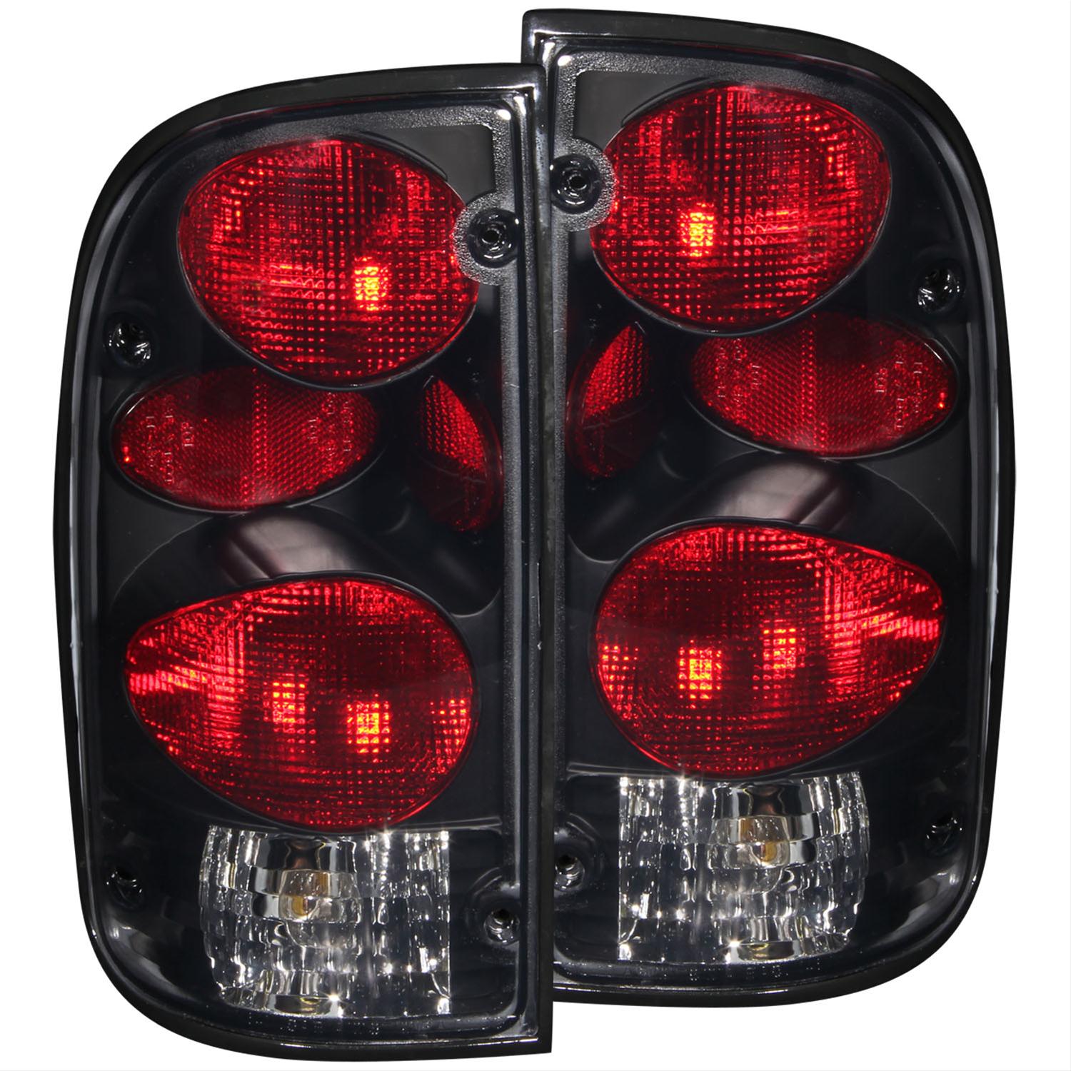 ANZO 1995-2000 Toyota Tacoma Taillights Dark Smoke G2