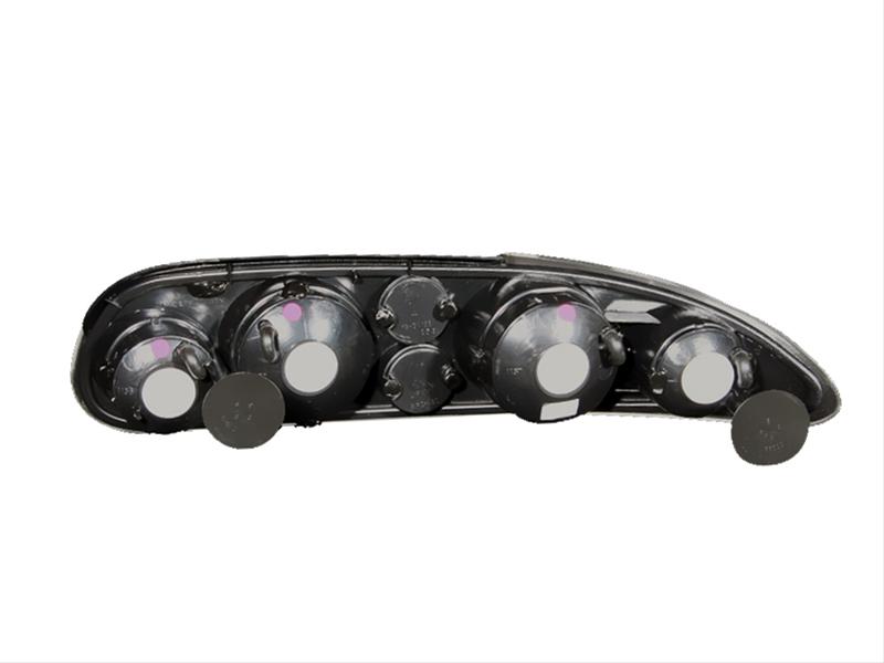 ANZO 1993-2002 Chevrolet Camaro Taillights Black thumbnail 2