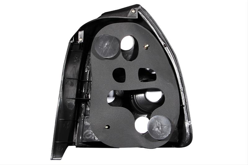 ANZO 1996-2000 Honda Civic Taillights Black thumbnail 2