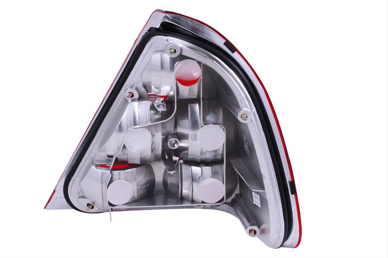 ANZO 1994-2000 Mercedes Benz C Class W202 Taillights Red/Clear thumbnail 2