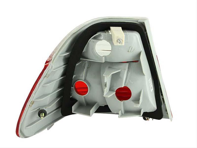 ANZO 1999-2001 BMW 3 Series E46 Taillights Red/Clear thumbnail 2