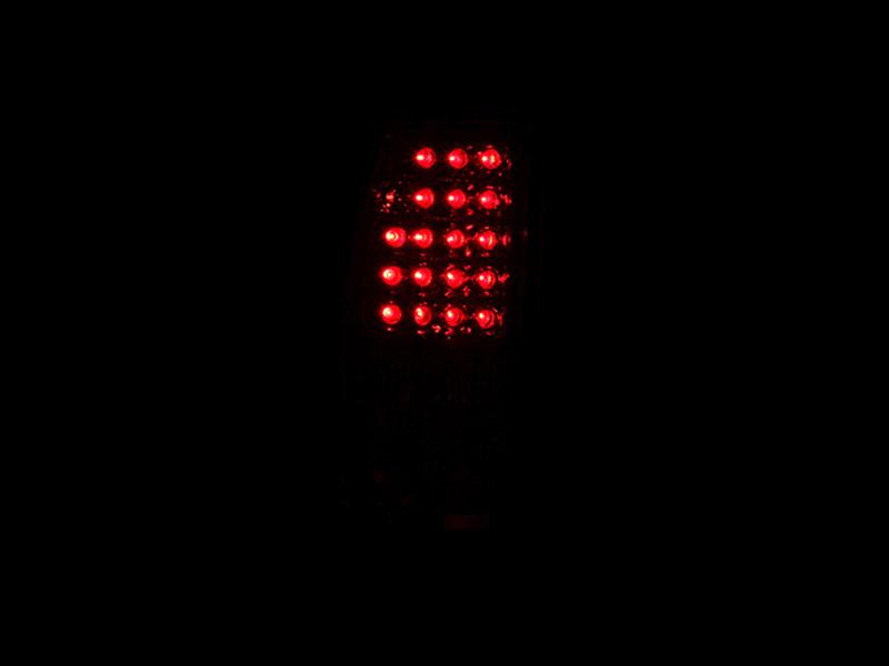 ANZO 2003-2006 Chevrolet Silverado 1500 LED Taillights Red/Clear thumbnail 2