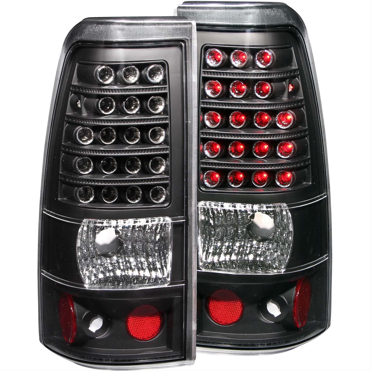 ANZO 2003-2006 Chevrolet Silverado 1500 LED Taillights Black