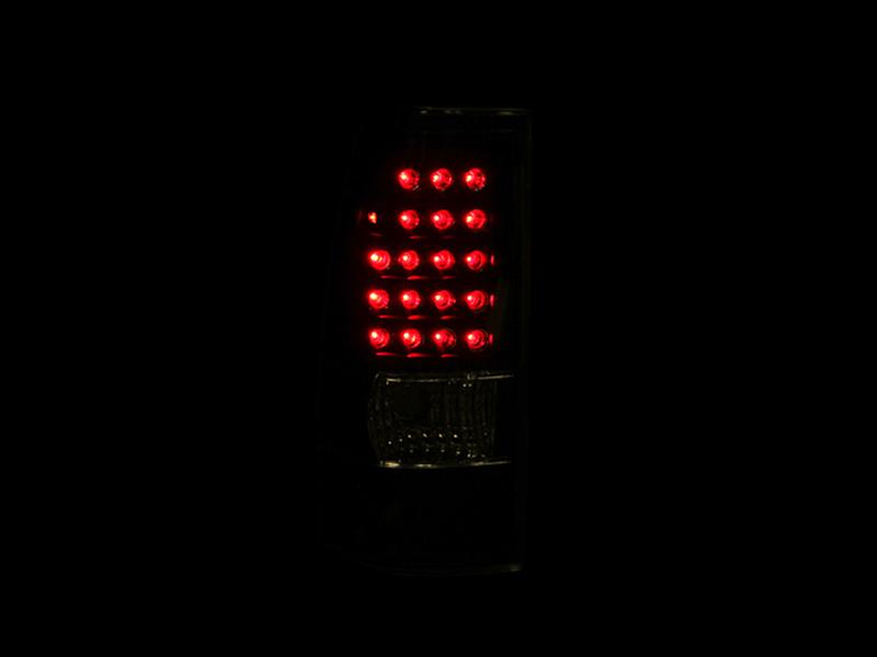 ANZO 1999-2007 Chevrolet Silverado 1500 LED Taillights Black thumbnail 3
