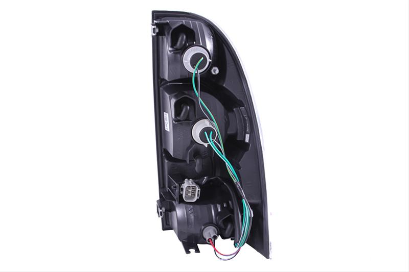 Anzo LED Taillights 311041 Taillights, LED, Clear with Red Inserts Lens, Chrome Housing, Toyota, Models without Bed Light Only, Pair thumbnail 2