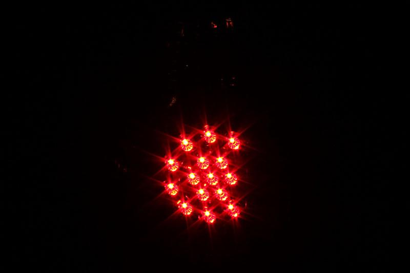 ANZO 2005-2015 Toyota Tacoma LED Taillights Black thumbnail 2