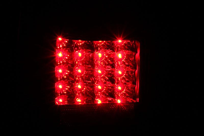 ANZO 2001-2002 Toyota 4 Runner LED Taillights Black thumbnail 2
