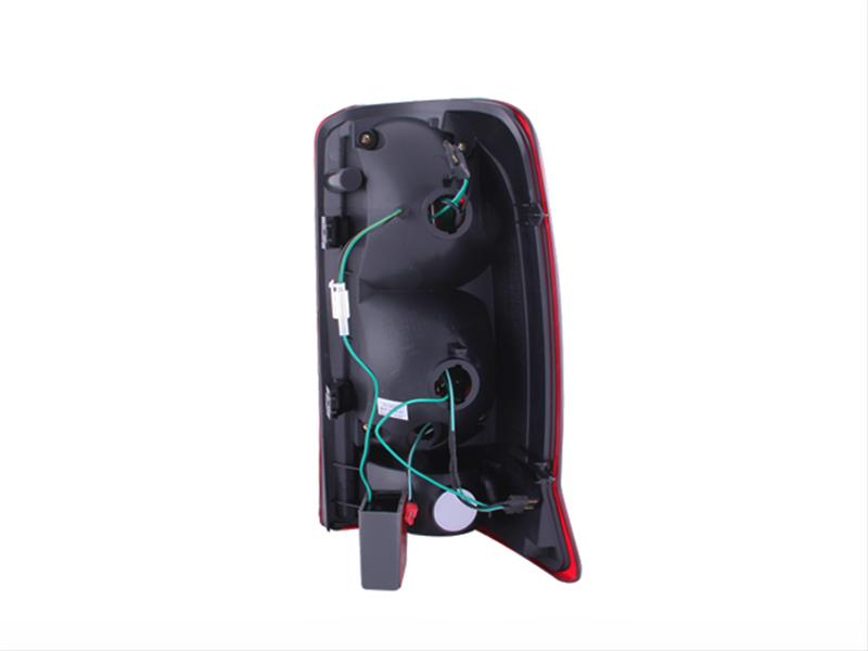 Anzo LED Taillights 311121 Taillight Assemblies, LED, Clear with Red Inserts Lens, Black Housing, Cadillac, without Red Cap, Set thumbnail 2