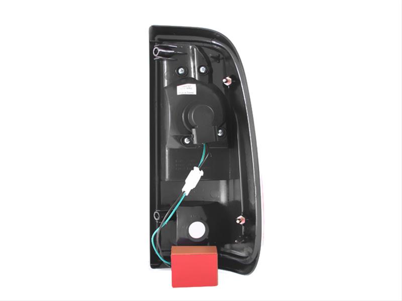 Anzo LED Taillights 311128 Taillight Assemblies, LED, Clear with Red Inserts Lens, Chrome Housing, Ford, Set thumbnail 2