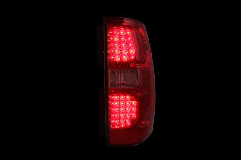 Anzo LED Taillights 311143 Taillight Assemblies, LED, Red/Clear Lens, Red Housing, Chevy, Set thumbnail 3