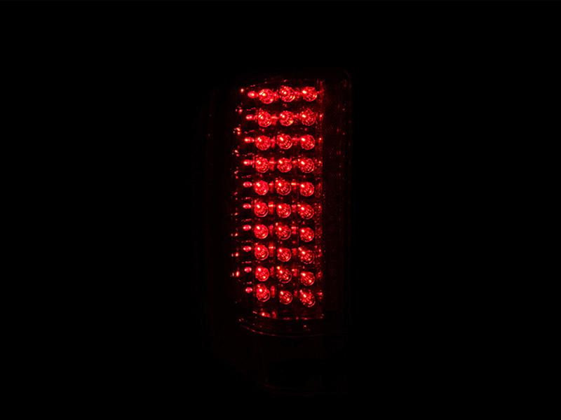 ANZO 2007-2013 Chevrolet Silverado 1500 LED Taillights Smoke thumbnail 3