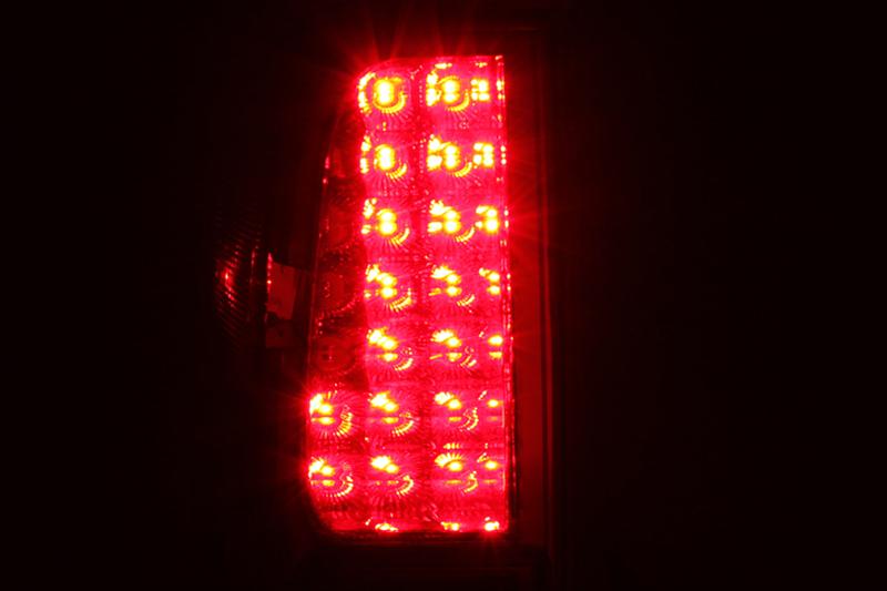 ANZO 2005-2008 Nissan Frontier LED Taillights Red/Smoke thumbnail 2
