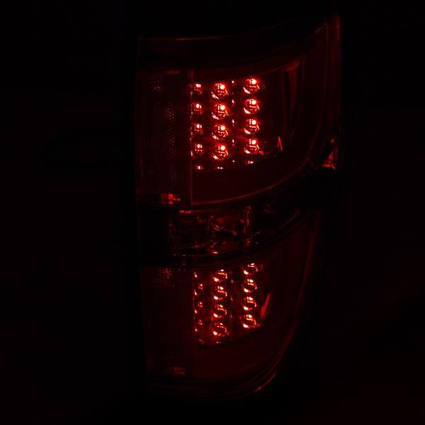 ANZO 2009-2013 Ford F-150 LED Taillights Chrome thumbnail 4