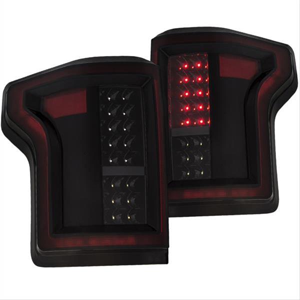 ANZO 2015-2016 Ford F-150 LED Taillights Black thumbnail 2