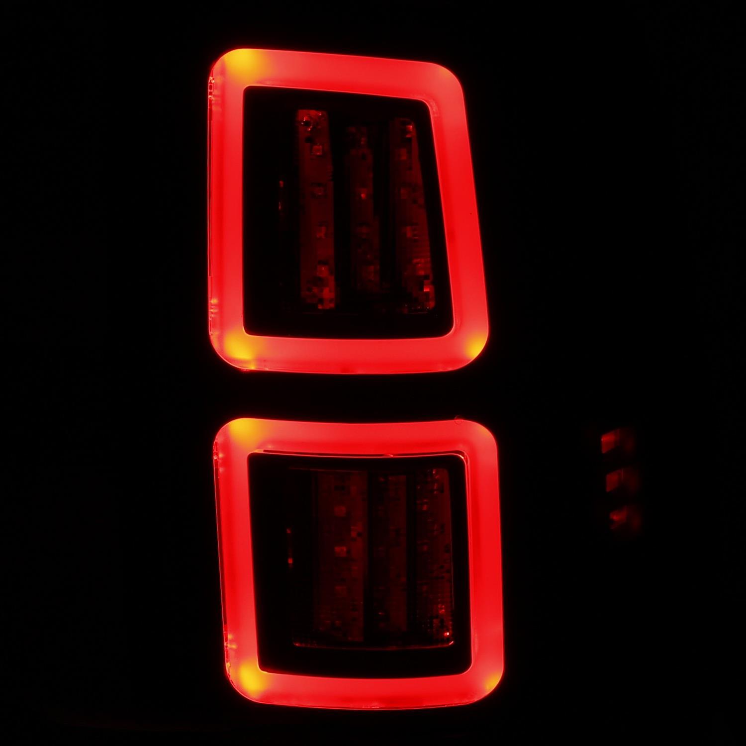 ANZO LED Black 13-17 Dodge Ram 1500/2500/3500 LED Taillights Black thumbnail 7