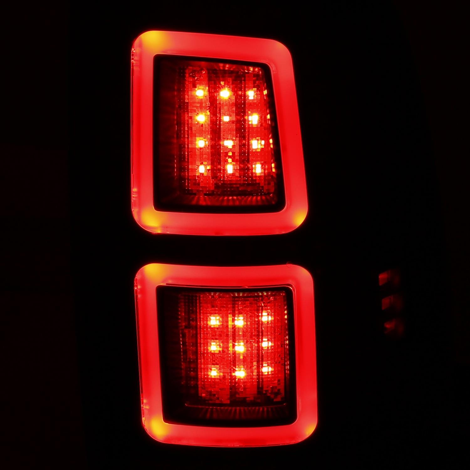 ANZO LED Black 13-17 Dodge Ram 1500/2500/3500 LED Taillights Black thumbnail 4