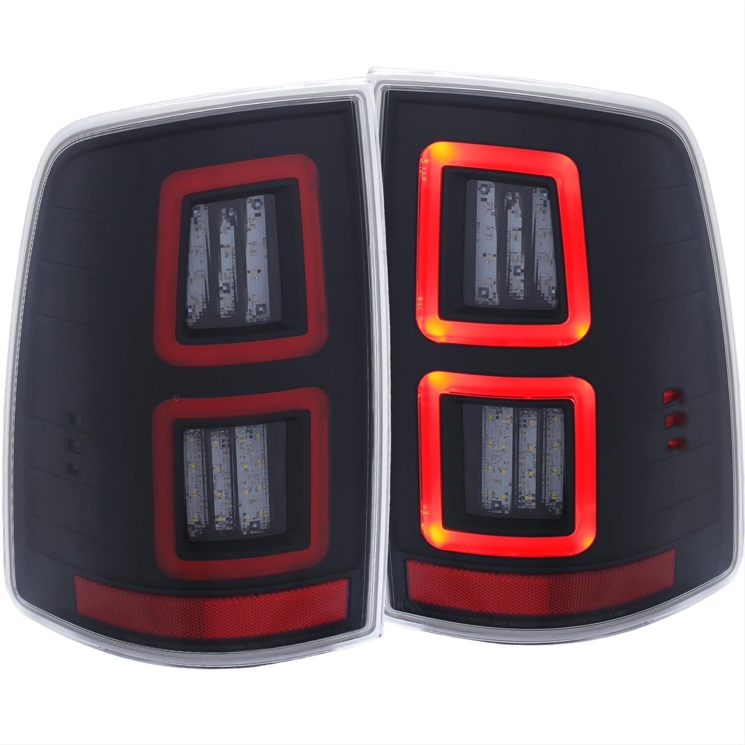 ANZO LED Black 13-17 Dodge Ram 1500/2500/3500 LED Taillights Black thumbnail 3
