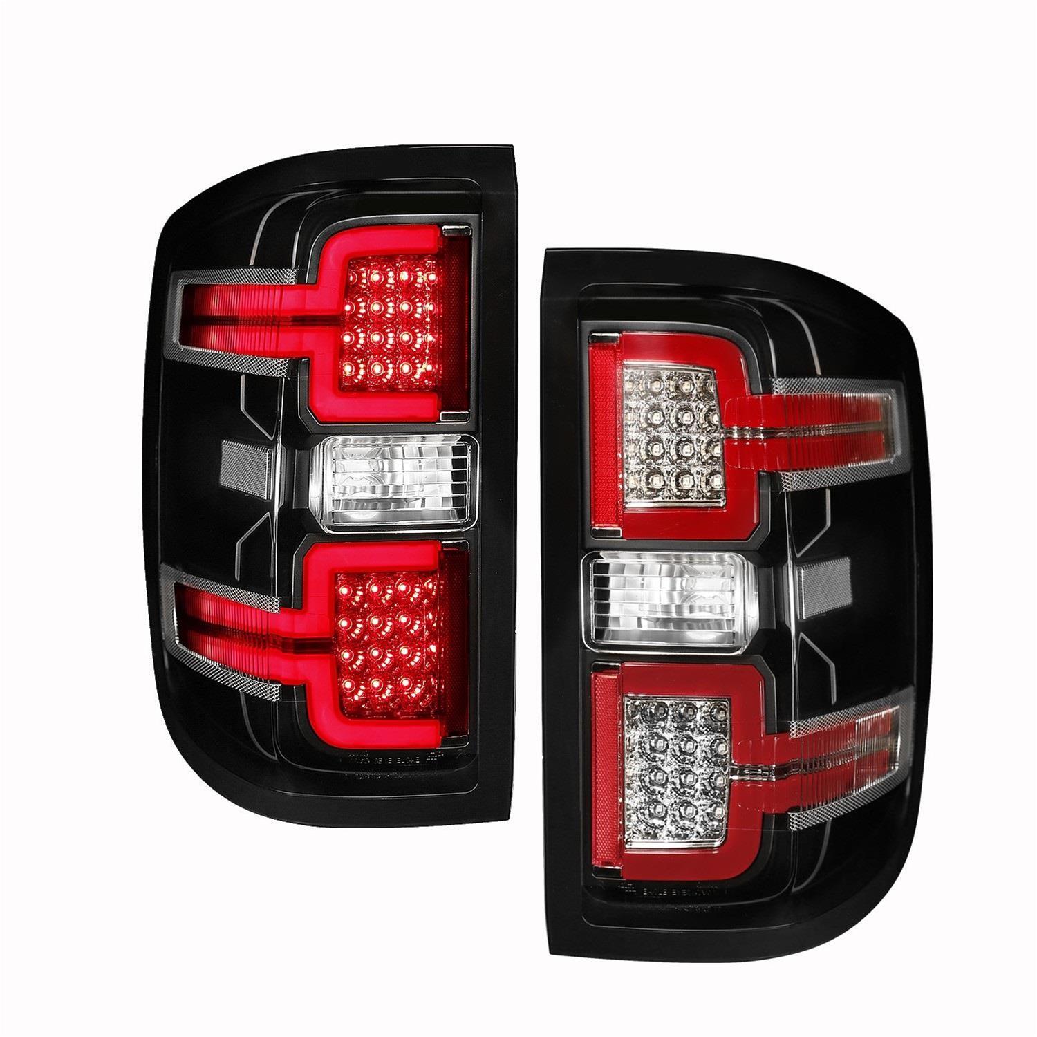 ANZO 2014-2018 Chevy Silverado 1500 LED Taillights Black thumbnail 3