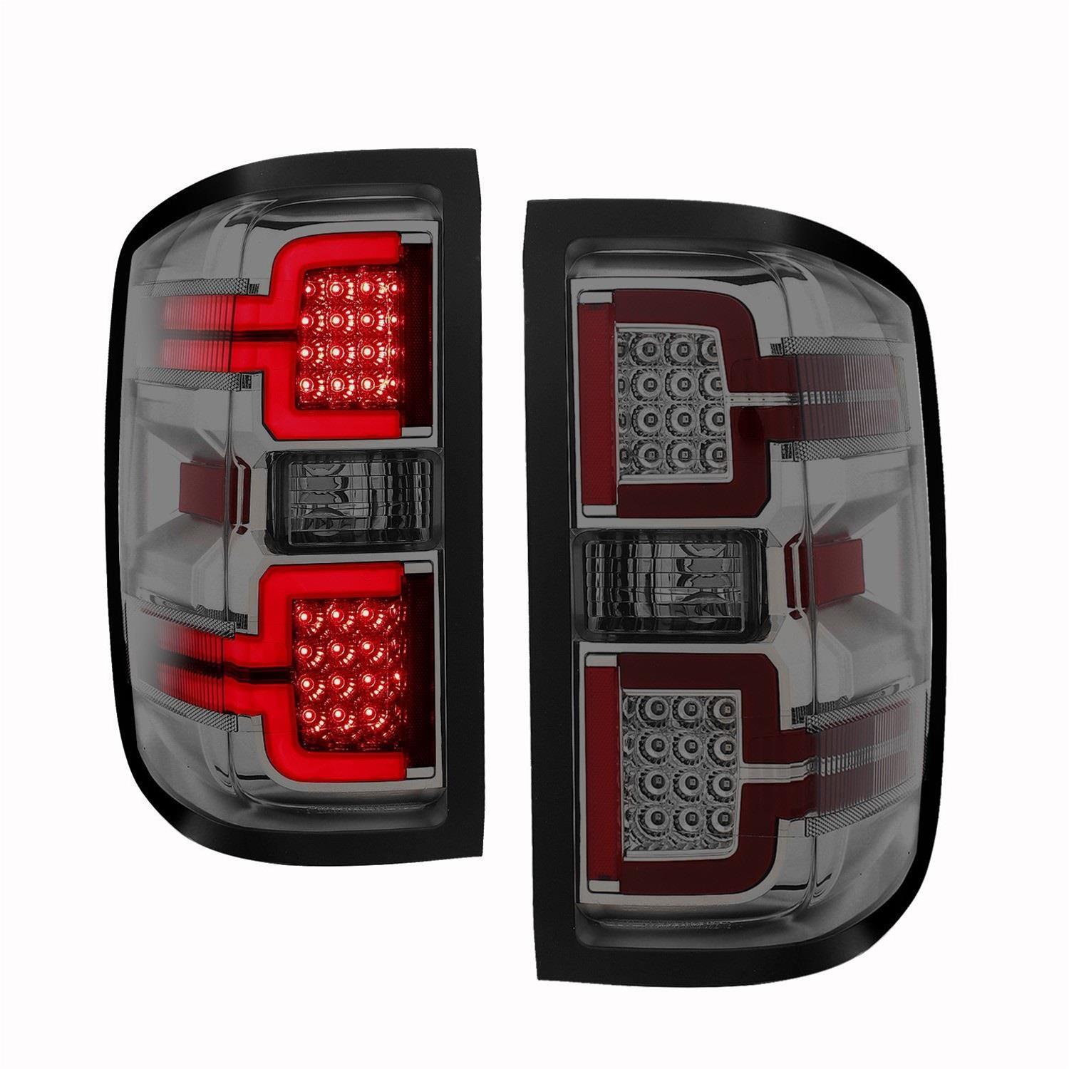 ANZO 2014-2018 Chevy Silverado 1500 LED Taillights Smoke thumbnail 3