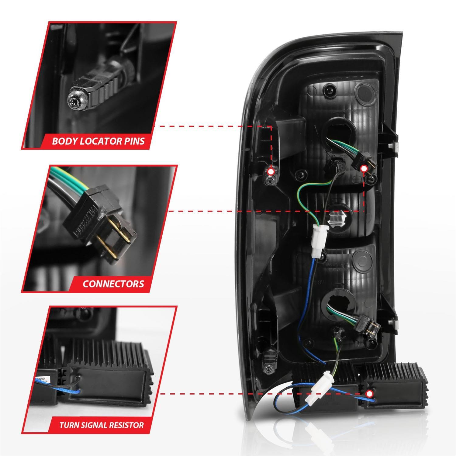 ANZO 2014-2018 Chevy Silverado 1500 LED Taillights Smoke thumbnail 4