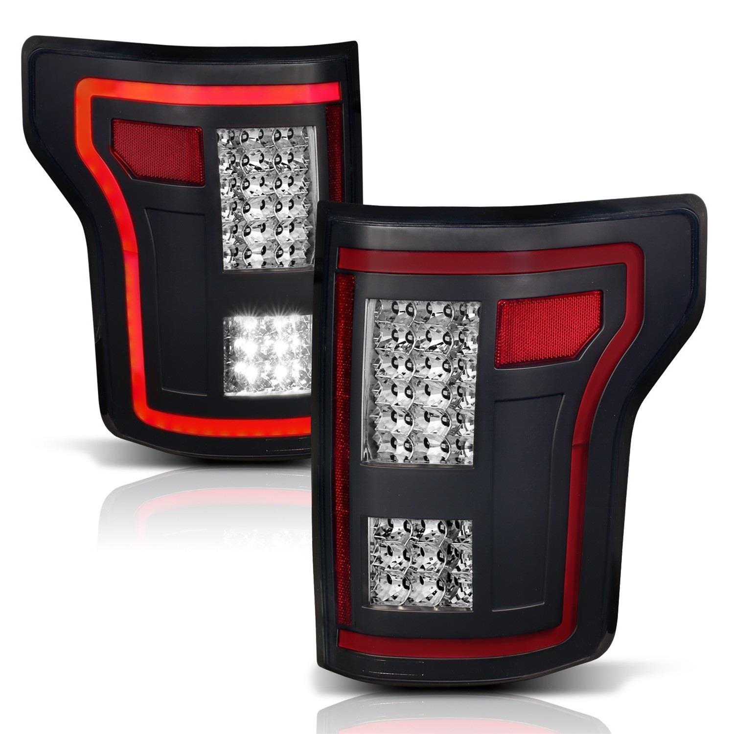 ANZO 15-17 Ford F-150 LED Taillights Black w/ Sequential thumbnail 7