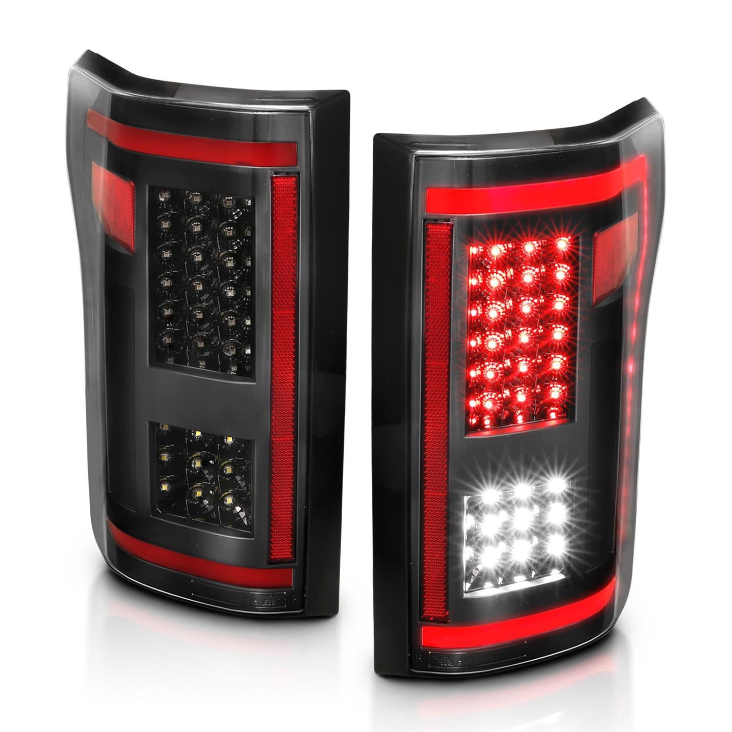 ANZO 15-17 Ford F-150 LED Taillights Black w/ Sequential thumbnail 6